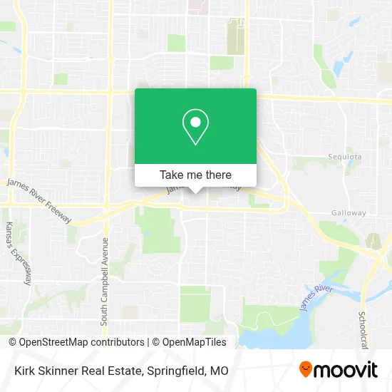 Kirk Skinner Real Estate map
