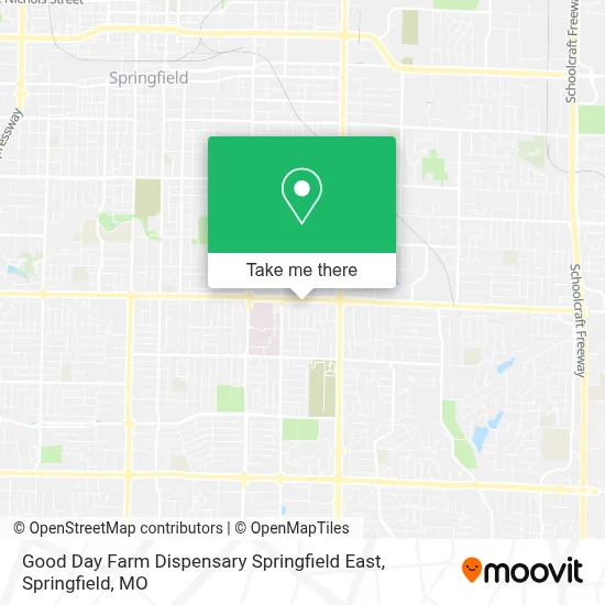 Good Day Farm Dispensary Springfield East map