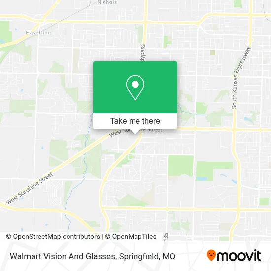 Walmart Vision And Glasses map