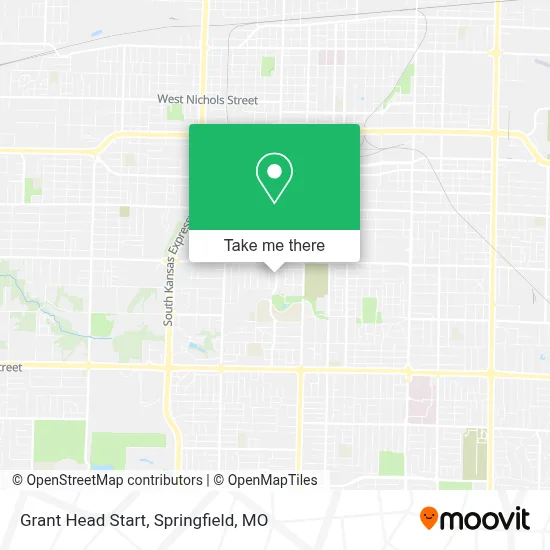 Grant Head Start map
