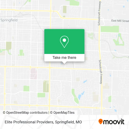 Elite Professional Providers map