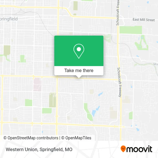 Western Union map
