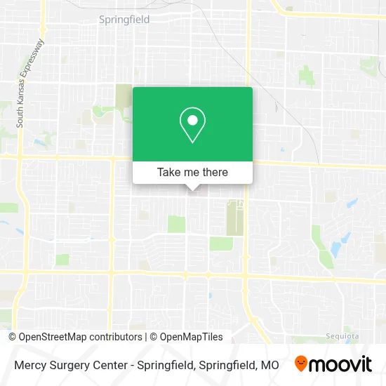 Mapa de Mercy Surgery Center - Springfield