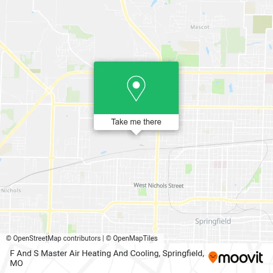 F And S Master Air Heating And Cooling map