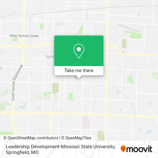 Leadership Development-Missouri State University map