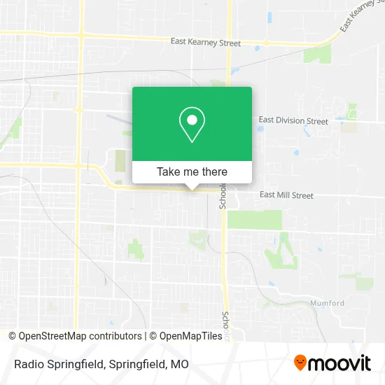 Radio Springfield map