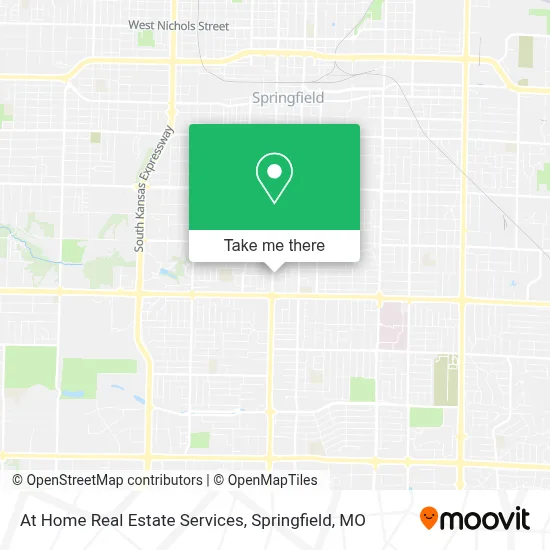 At Home Real Estate Services map