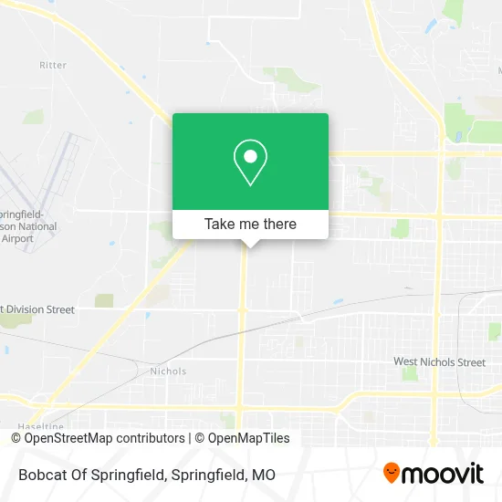 Mapa de Bobcat Of Springfield