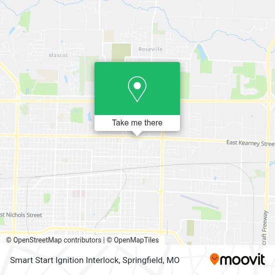 Mapa de Smart Start Ignition Interlock