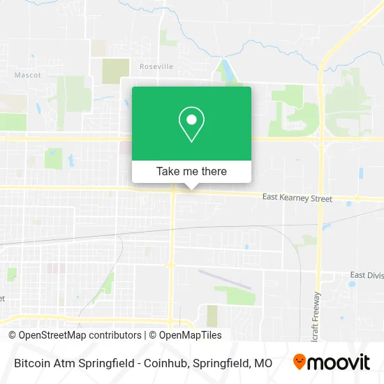 Mapa de Bitcoin Atm Springfield - Coinhub