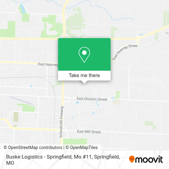 Mapa de Buske Logistics - Springfield, Mo #11