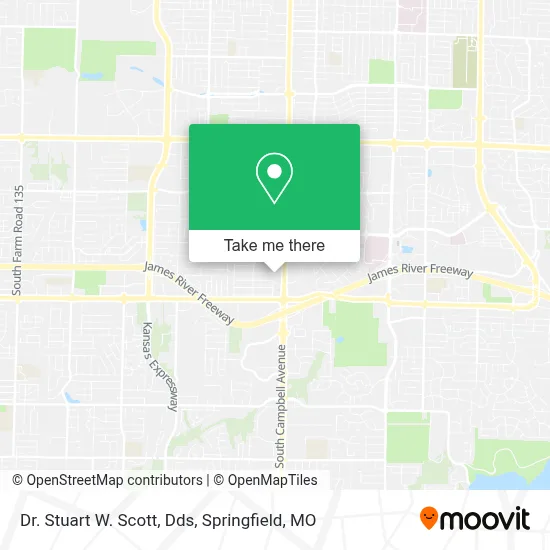 Dr. Stuart W. Scott, Dds map