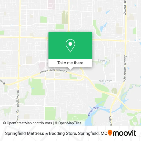 Springfield Mattress & Bedding Store map