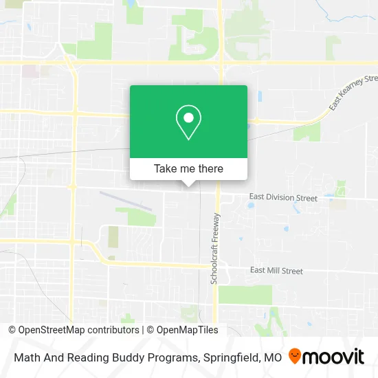 Mapa de Math And Reading Buddy Programs