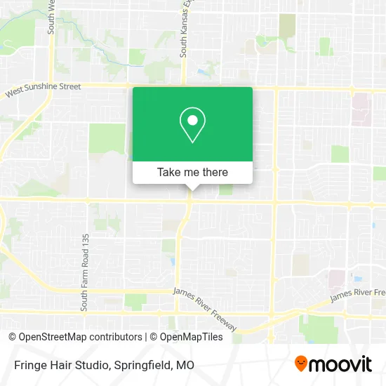 Fringe Hair Studio map