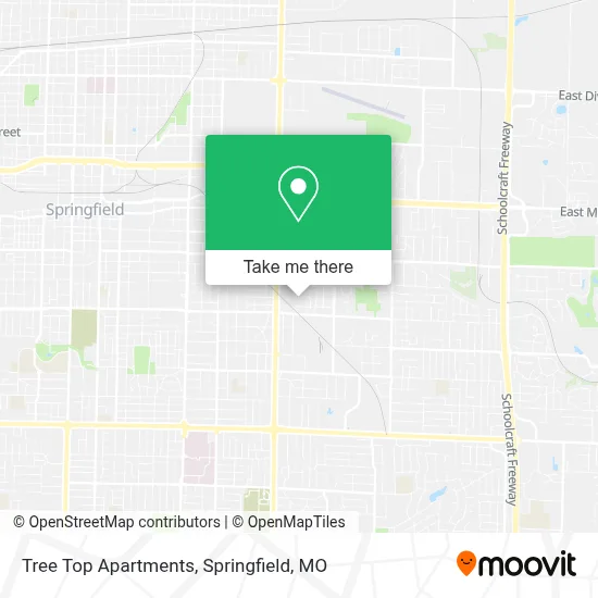 Tree Top Apartments map