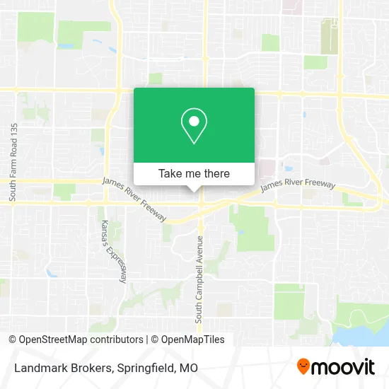Landmark Brokers map