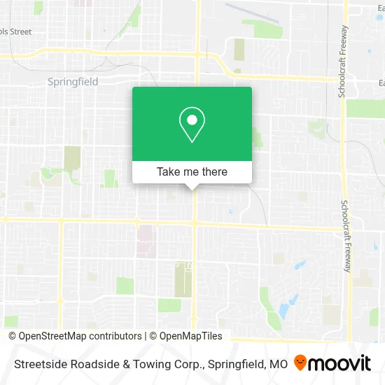 Streetside Roadside & Towing Corp. map