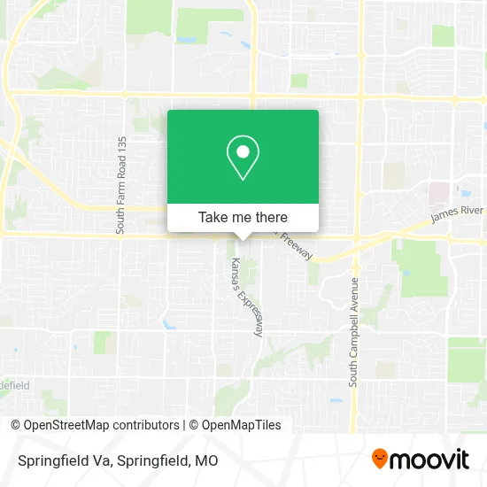 Mapa de Springfield Va