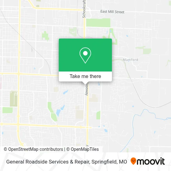 General Roadside Services & Repair map