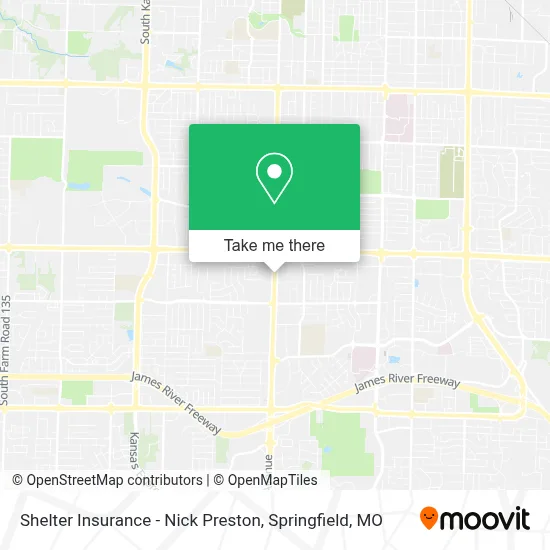 Shelter Insurance - Nick Preston map