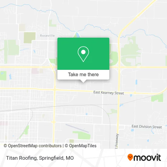 Titan Roofing map