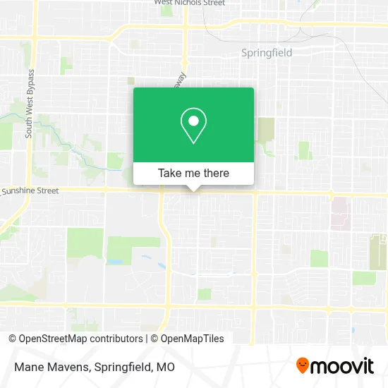 Mane Mavens map
