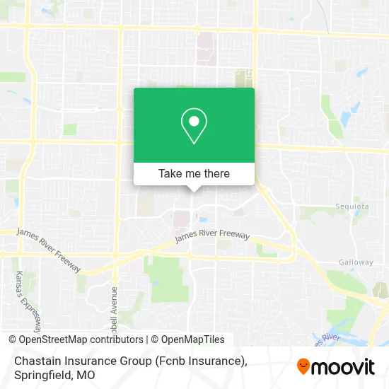 Mapa de Chastain Insurance Group (Fcnb Insurance)