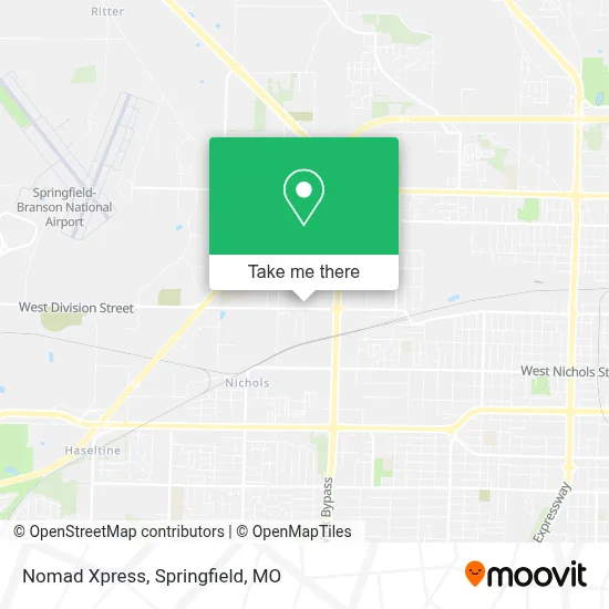 Nomad Xpress map