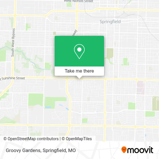 Groovy  Gardens map
