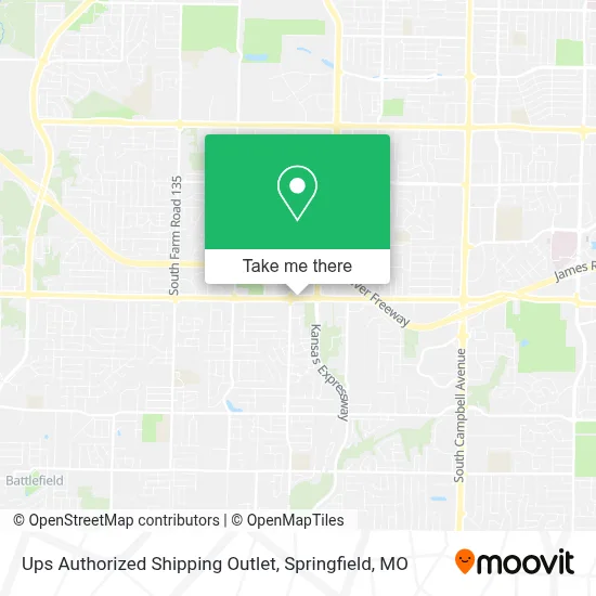Ups Authorized Shipping Outlet map