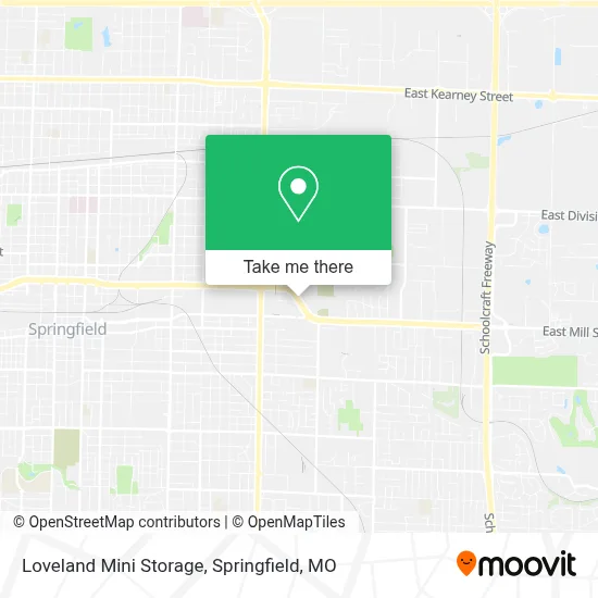 Loveland Mini Storage map