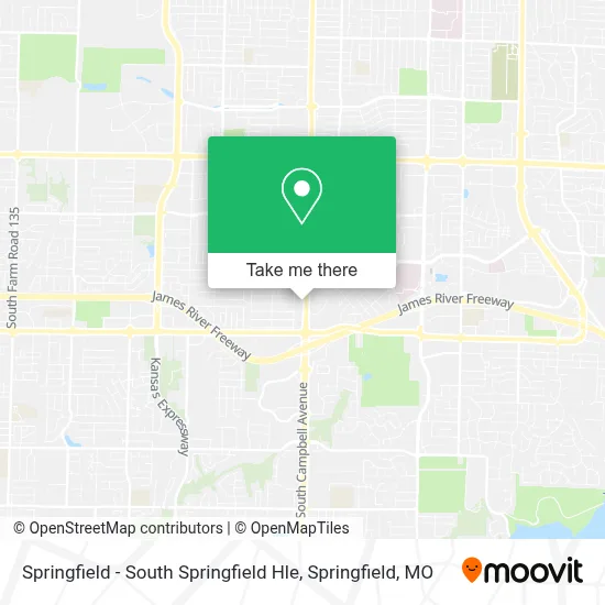 Springfield - South Springfield Hle map
