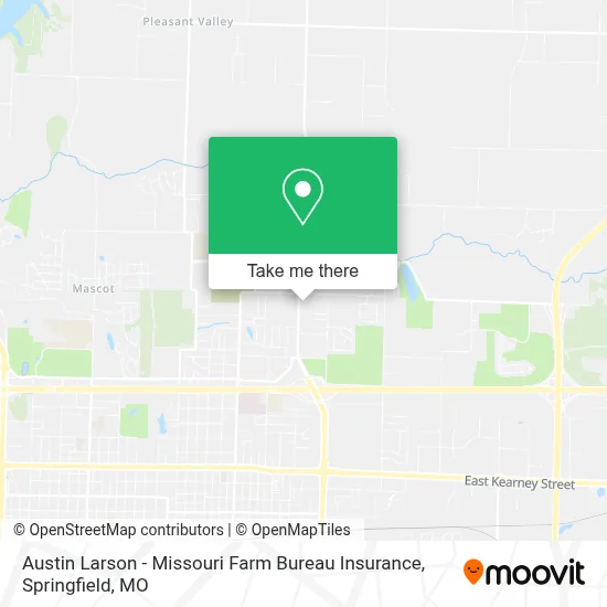 Austin Larson - Missouri Farm Bureau Insurance map