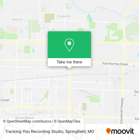 Mapa de Tracking You Recording Studio