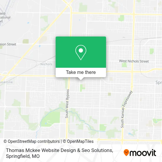 Thomas Mckee Website Design & Seo Solutions map