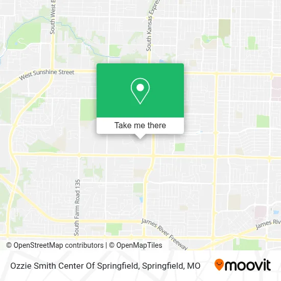 Ozzie Smith Center Of Springfield map