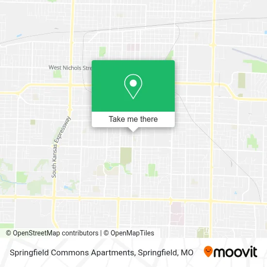 Mapa de Springfield Commons Apartments