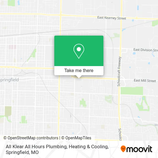 All Klear All Hours Plumbing, Heating & Cooling map