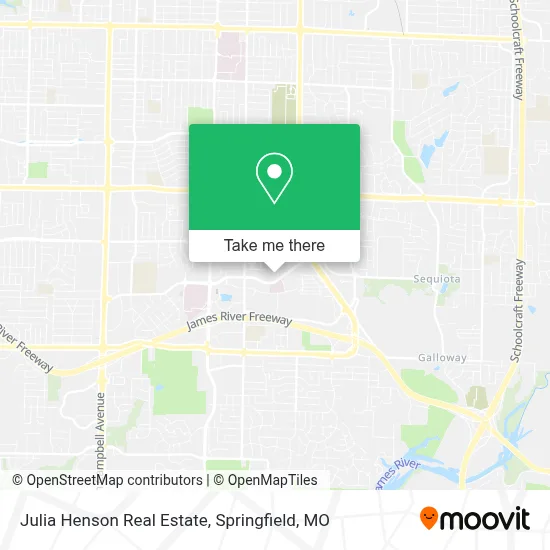 Julia Henson Real Estate map