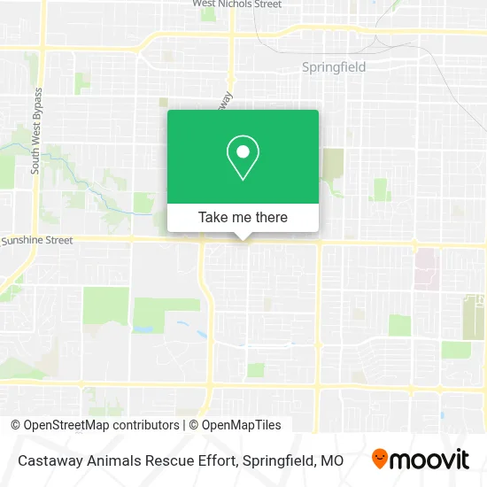 Castaway Animals Rescue Effort map
