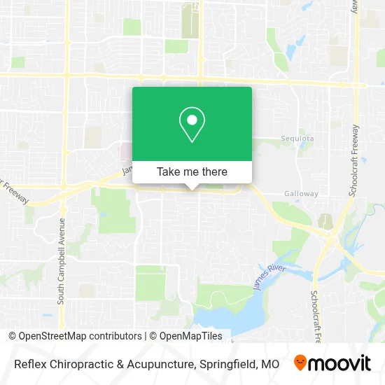 Mapa de Reflex Chiropractic & Acupuncture