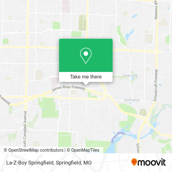 La-Z-Boy Springfield map