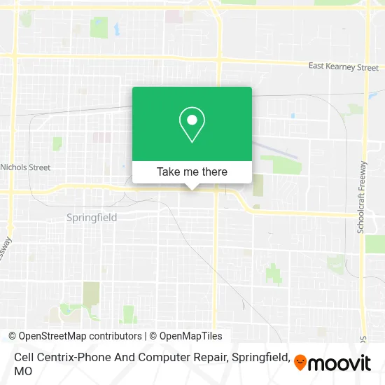 Mapa de Cell Centrix-Phone And Computer Repair
