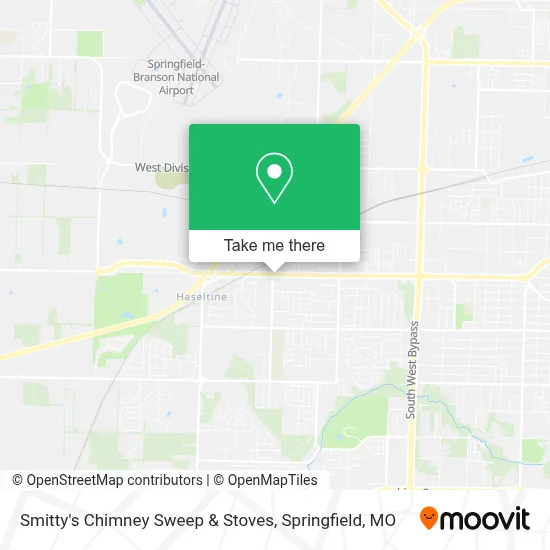 Mapa de Smitty's Chimney Sweep & Stoves