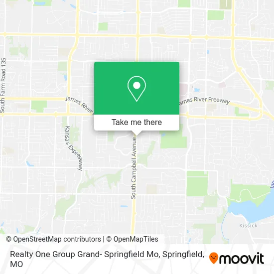 Mapa de Realty One Group Grand- Springfield Mo