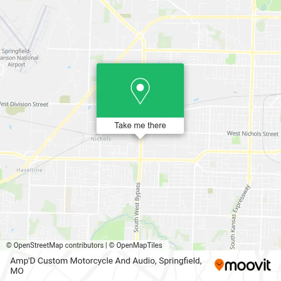 Amp'D Custom Motorcycle And Audio map