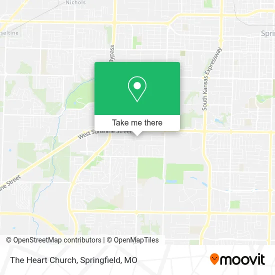 The Heart Church map