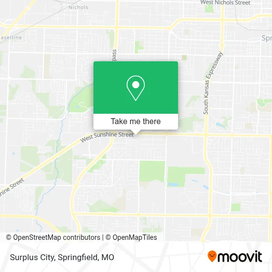 Surplus City map