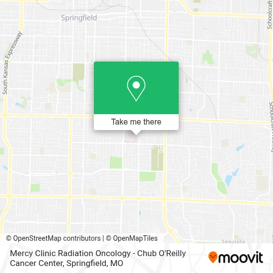 Mercy Clinic Radiation Oncology - Chub O'Reilly Cancer Center map
